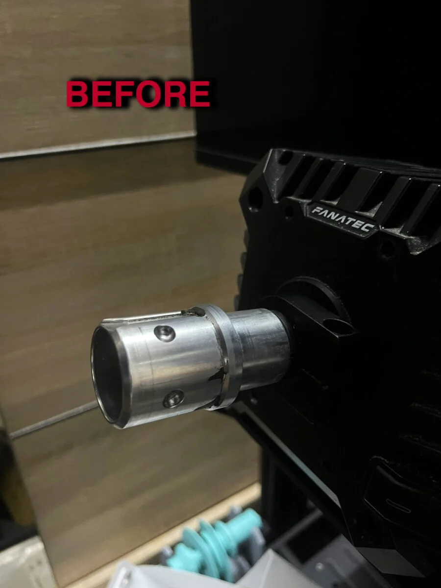 Flex Fix / Shaft Cover for Fanatec CSL DD / DD Pro