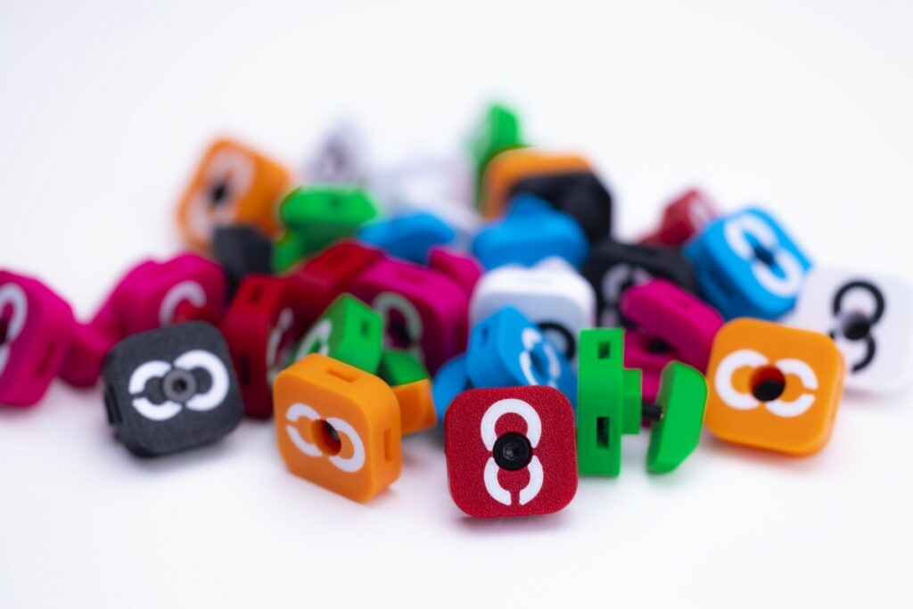 Cable management clips bolt-on