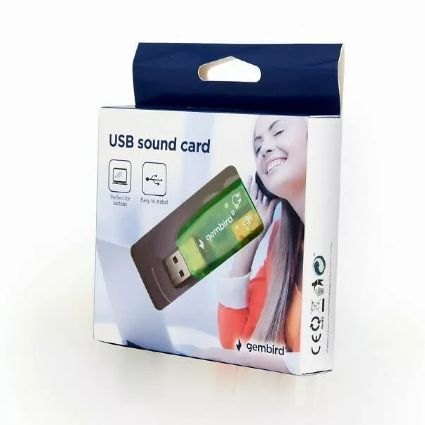 Gembird Virtus Stereo 2.0 USB Sound Card