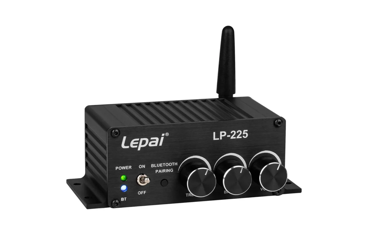 Lepai LP-225 2 x 25W Amplifier 12-20 VDC Mini Bluetooth