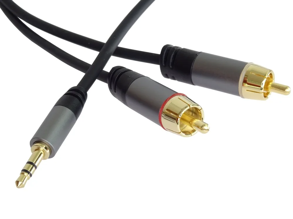PremiumCord HQ Cable Stereo Jack 3.5mm-2xCINCH M/M 3m