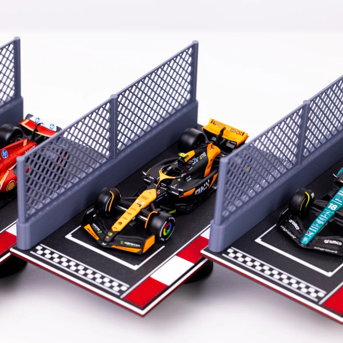 F1 Starting Grid Display Stand for 1:43 Scale Models BBurago 3D Printed