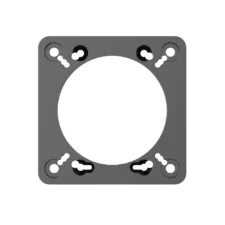 MOZA Multi function Stalks Adapter Plate front view showing mounting hole layout   OCRacing