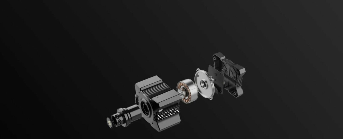 MOZA R9 V3 exploded servo motor assembly - OCRacing