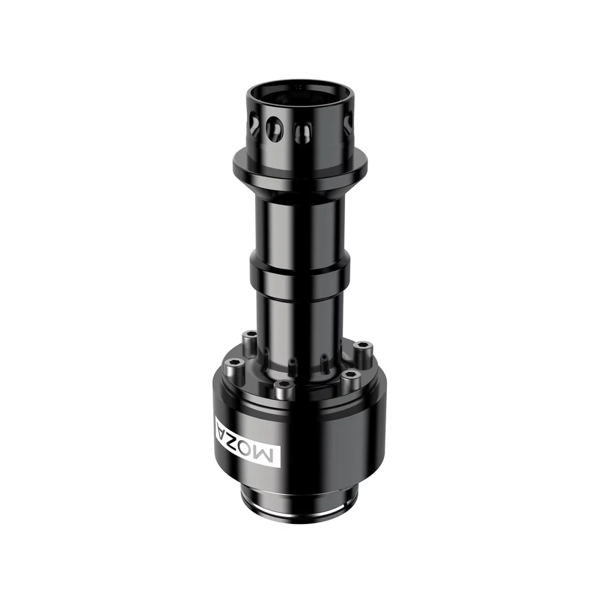 MOZA Base Extension Rod front angle product photo   OCRacing