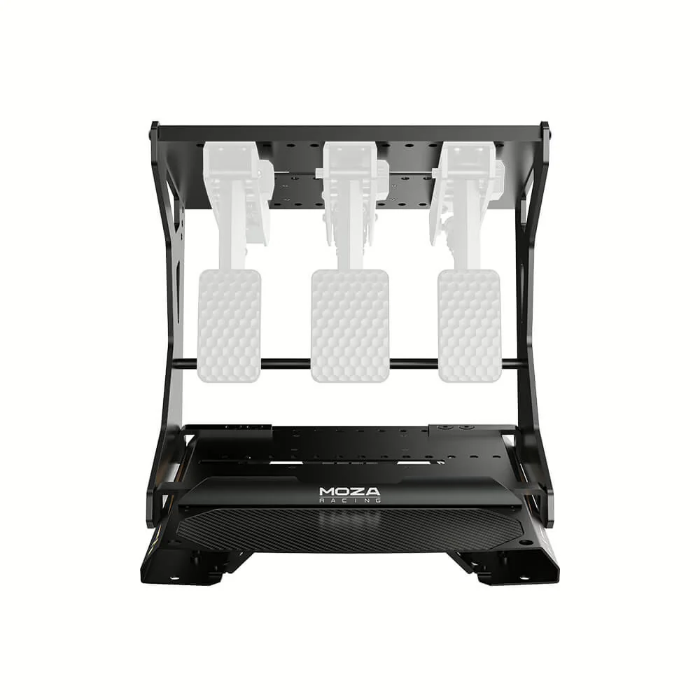 MOZA CRP2 Inversion Kit front view showing suspended pedal layout   OCRacing