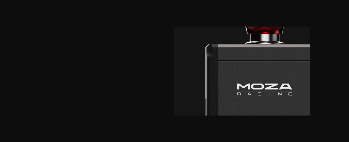 MOZA E-Stop Switch close-up - OCRacing