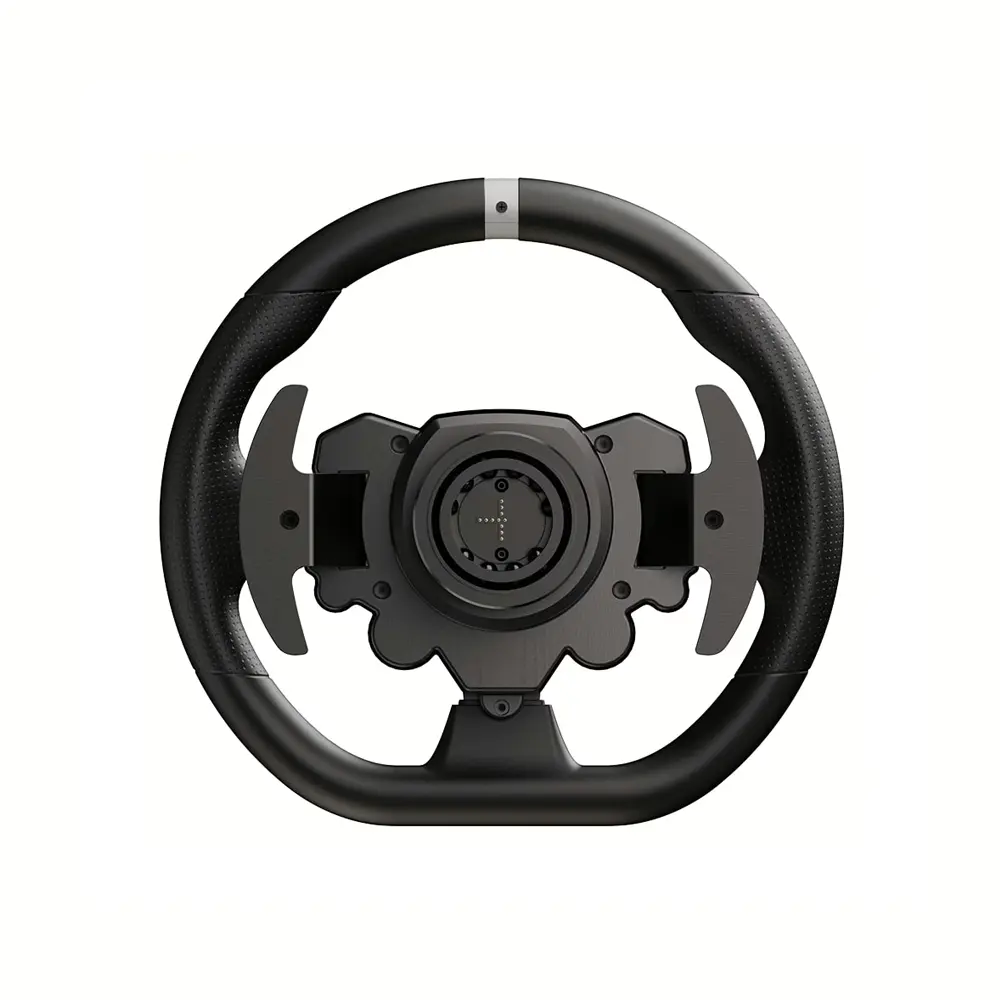 MOZA ESX Steering Wheel rear view with paddle shifters and quick release - OCRacing