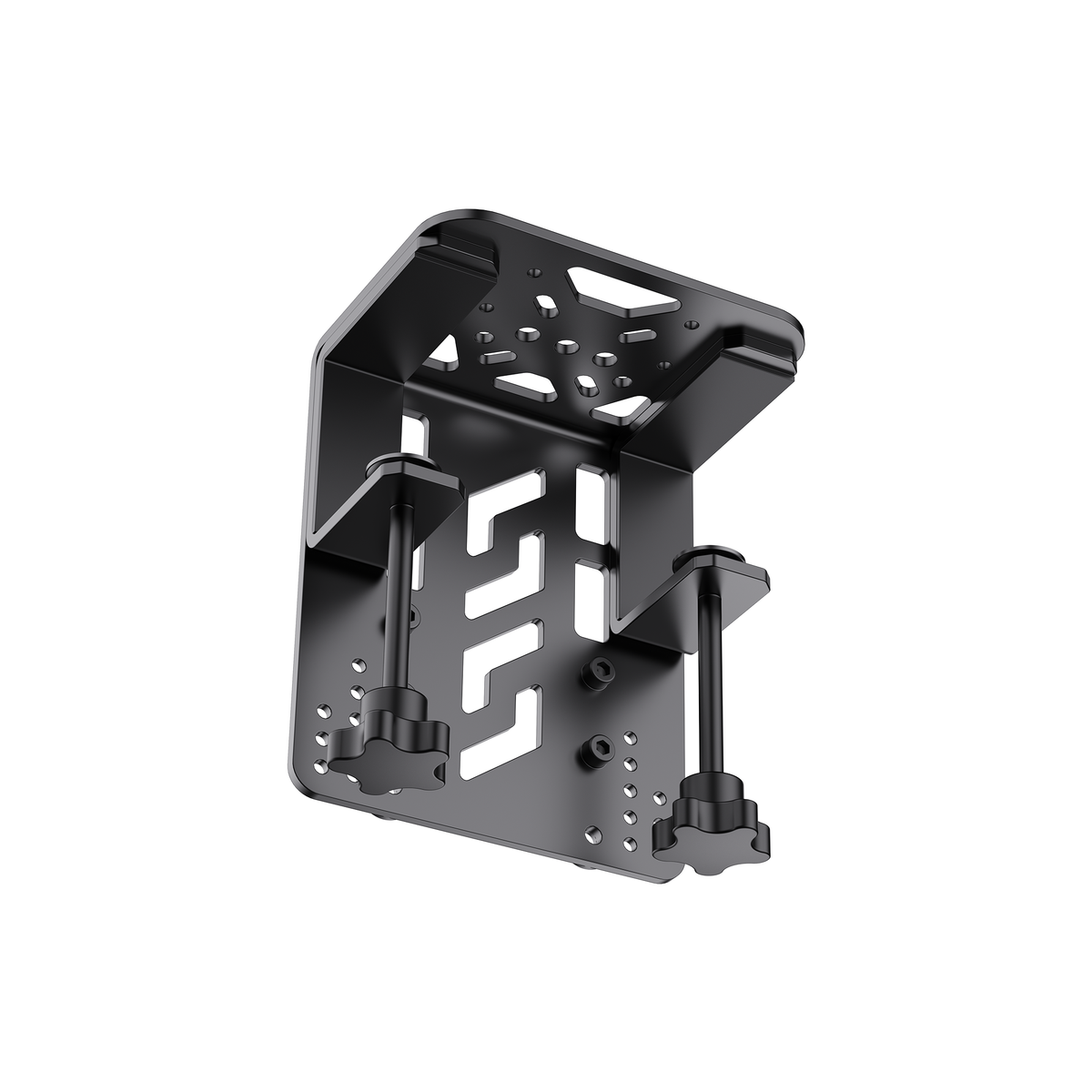 MOZA Flight Base Table Clamp low angle view - OCRacing