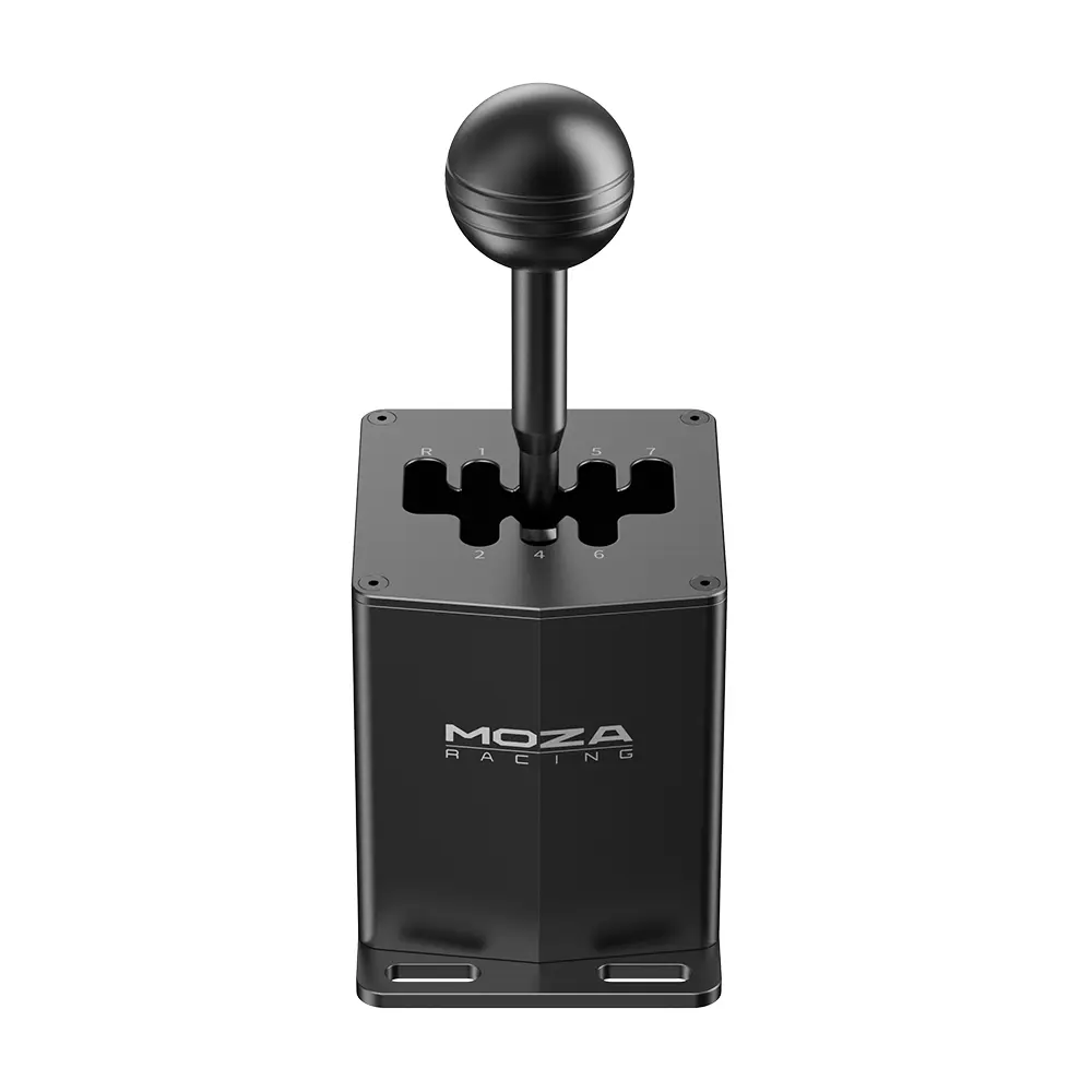 MOZA HGP Shifter front top H-pattern gate view - OCRacing