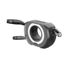 MOZA Multi function Stalks angled view showing car style control stalks and central mounting body   OCRacing