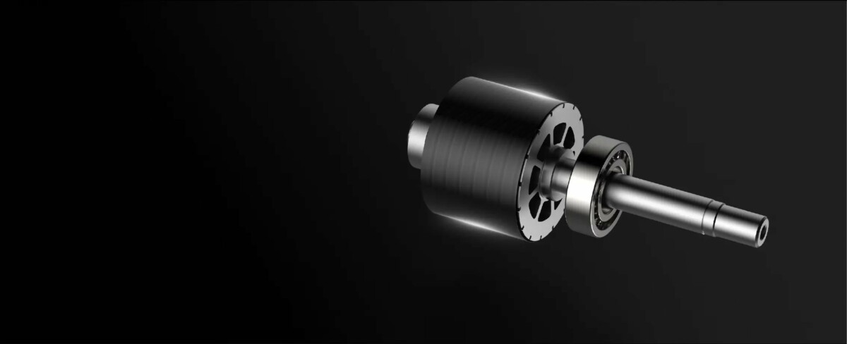 MOZA R12 V2 slanted pole servo motor detail - OCRacing