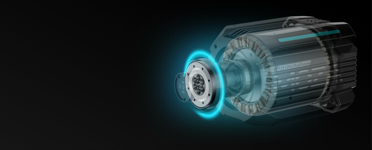 MOZA R25 Ultra real-time true torque sensing illustration - OCRacing