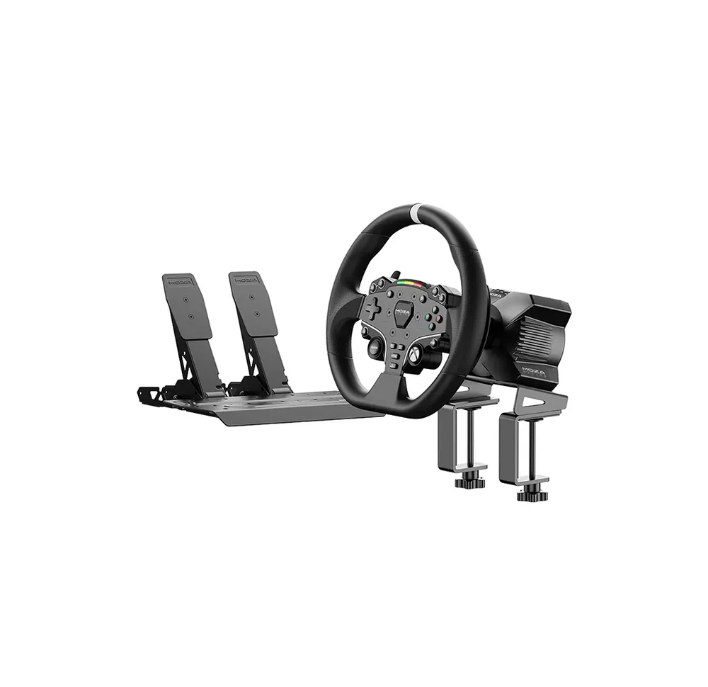 MOZA R3 Racing Bundle Xbox and PC with R3 direct drive base ESX wheel SR P Lite pedals and table clamp   OCRacing