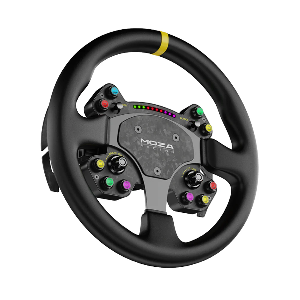 MOZA RS V2 Steering Wheel quick release and rear construction detail   OCRacing