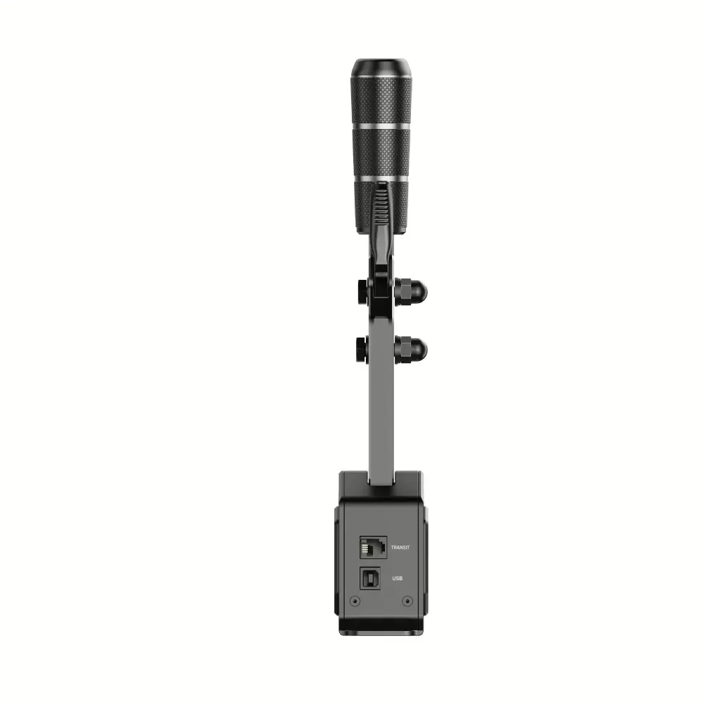 MOZA SGP Sequential Shifter USB and transit port detail - OCRacing