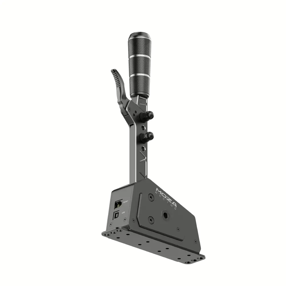 MOZA SGP Sequential Shifter underside and mounting plate detail - OCRacing