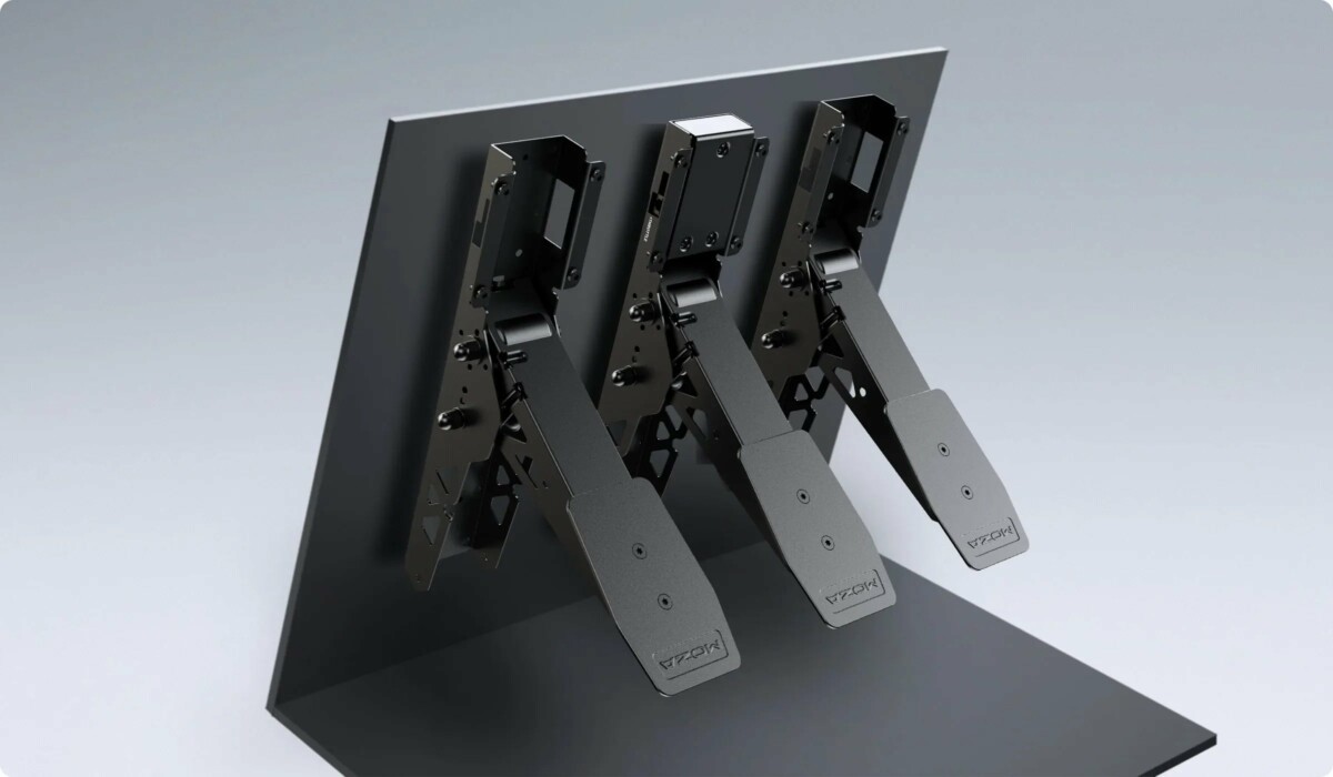 MOZA SR-P Lite detachable flexible pedal setup - OCRacing