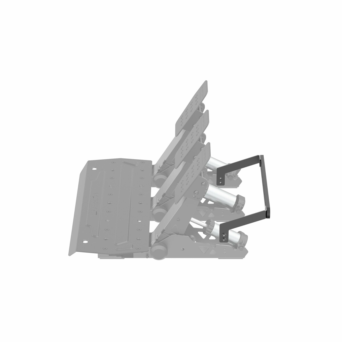 MOZA SRP2 Rear Support Bracket side view - OCRacing