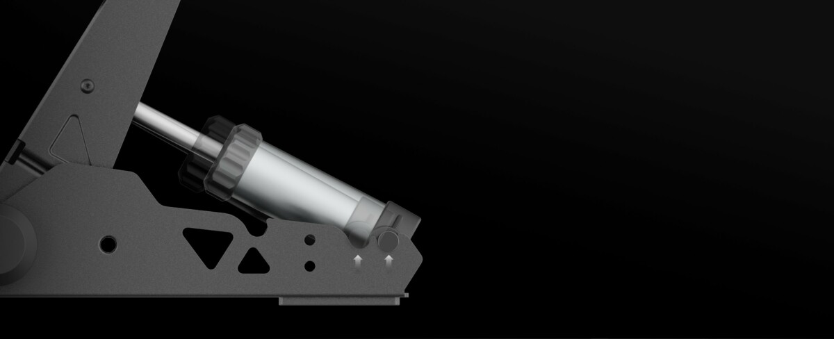 MOZA SRP2 brake mechanism with adjustable spring and elastomer feel - OCRacing