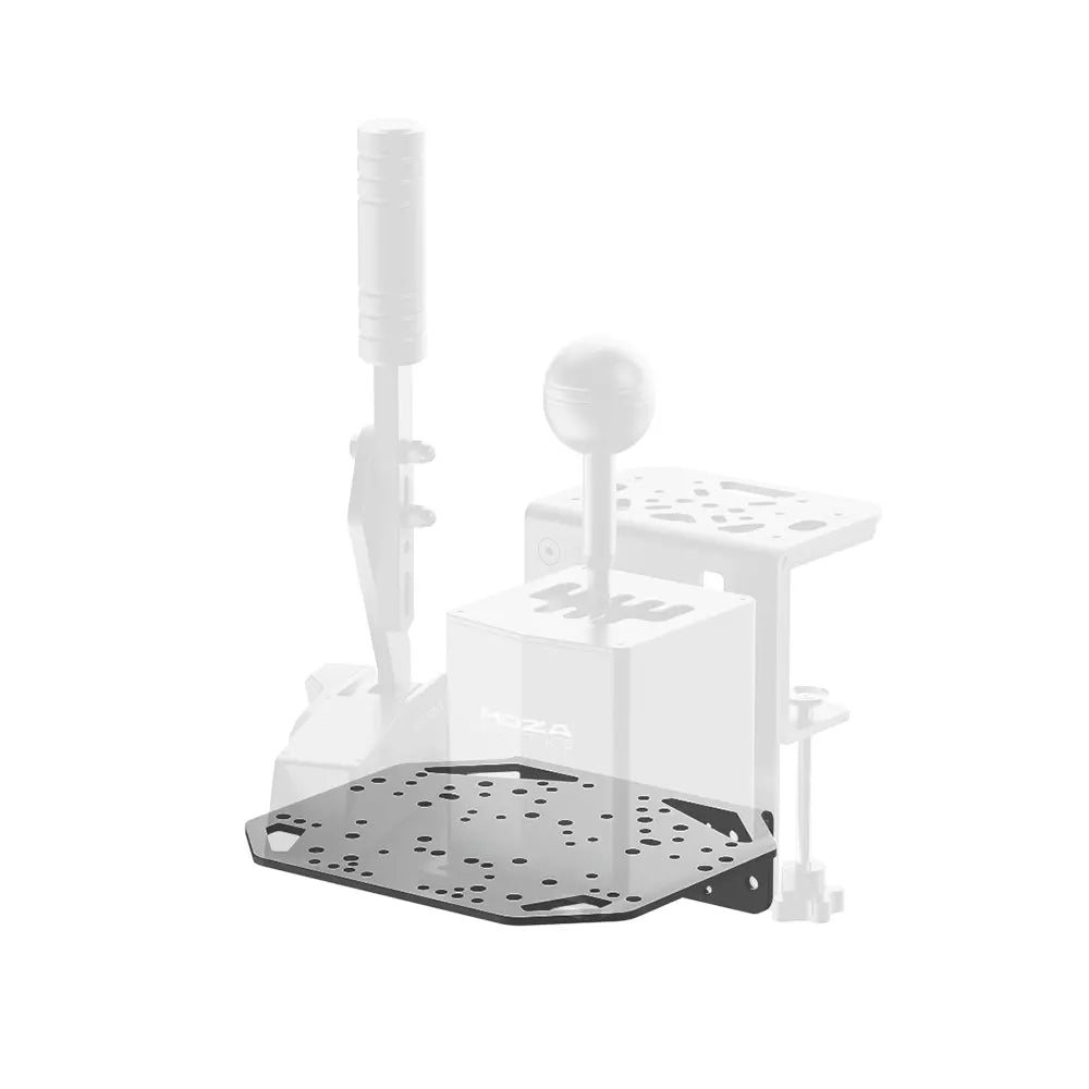 MOZA Universal Mounting Plate angled product view - OCRacing