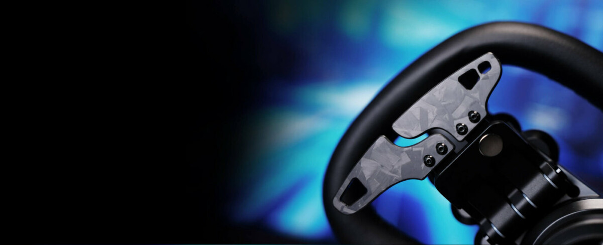 MOZA Vision GS forged carbon fiber magnetic paddles with dual clutch - OCRacing