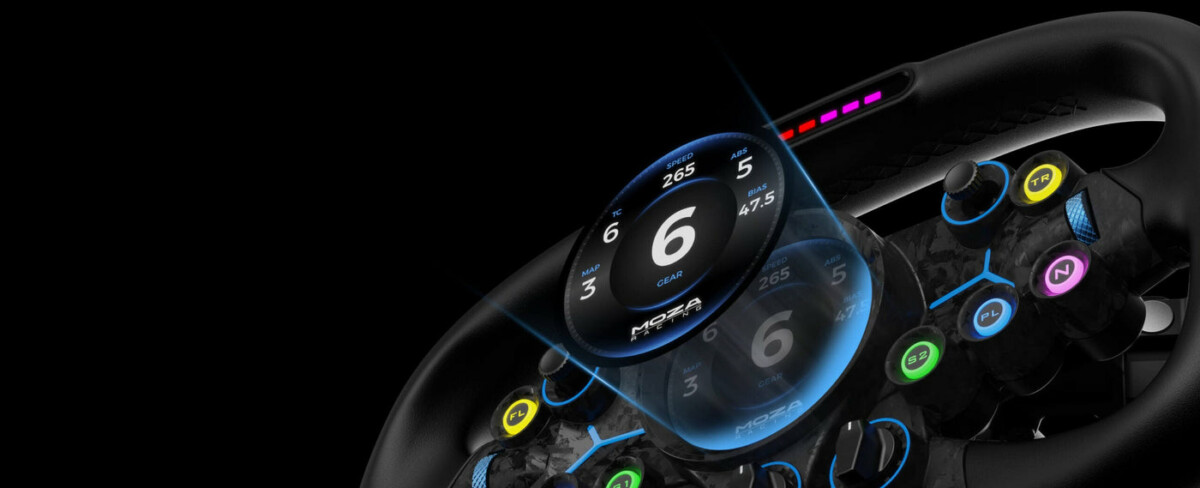 MOZA Vision GS 2.85 inch high definition circular display screen - OCRacing