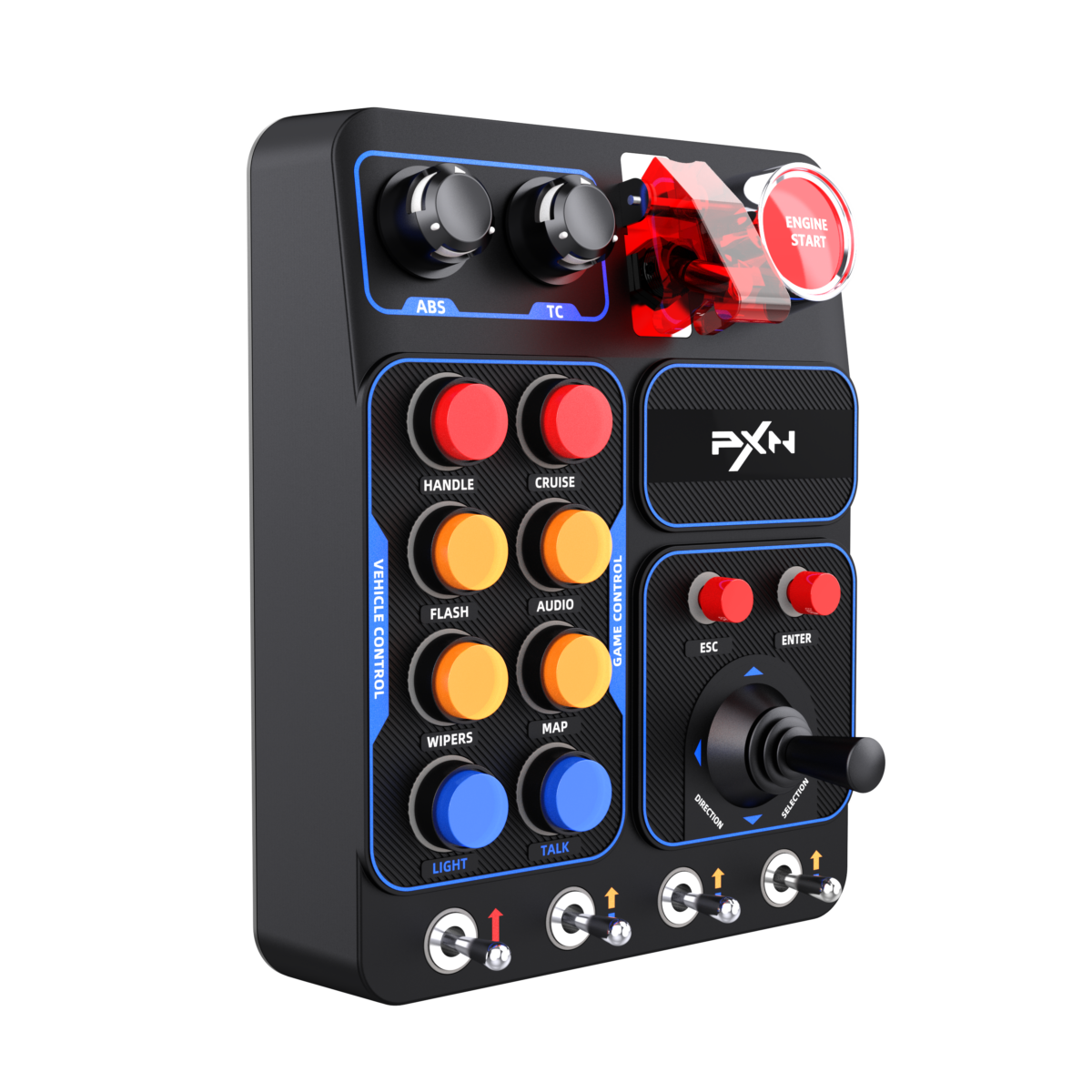 PXN CB1 Button Box compact angled body - OCRacing