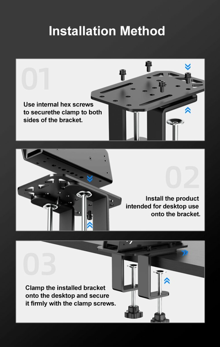 PXN Z-D1 Handbrake Table Mount installation method - OCRacing