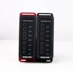 OCRacing SimRacing USB 7 port HUB in black and red mount variants