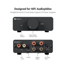 Fosi Audio V3 front and rear connections   OCRacing
