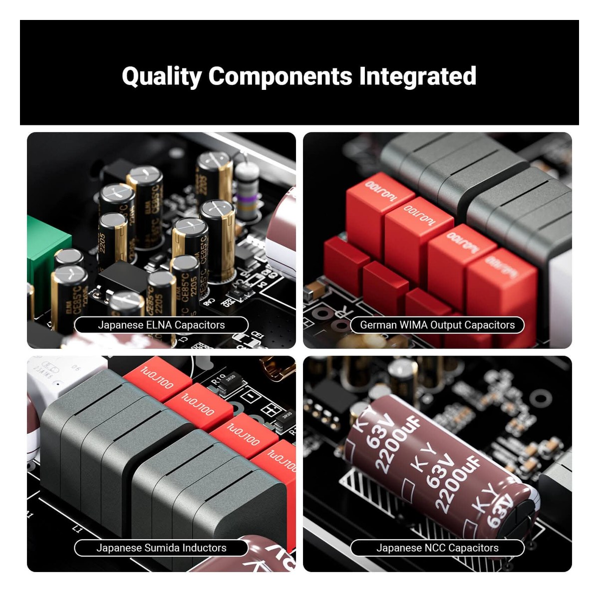 Fosi Audio V3 internal quality components - OCRacing
