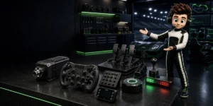 Ocie presenting the OCRacing sim racing bundle configurator